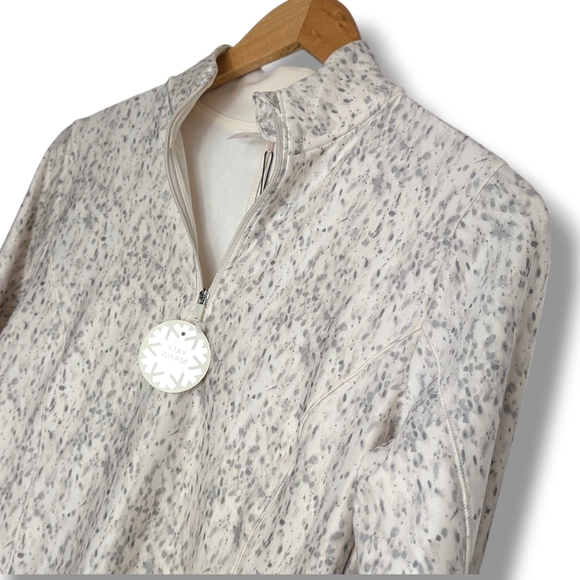 Calia Cold Weather 1/2 Zip Active Running Moon Marks Pristine Top: Small - Picture 2 of 12